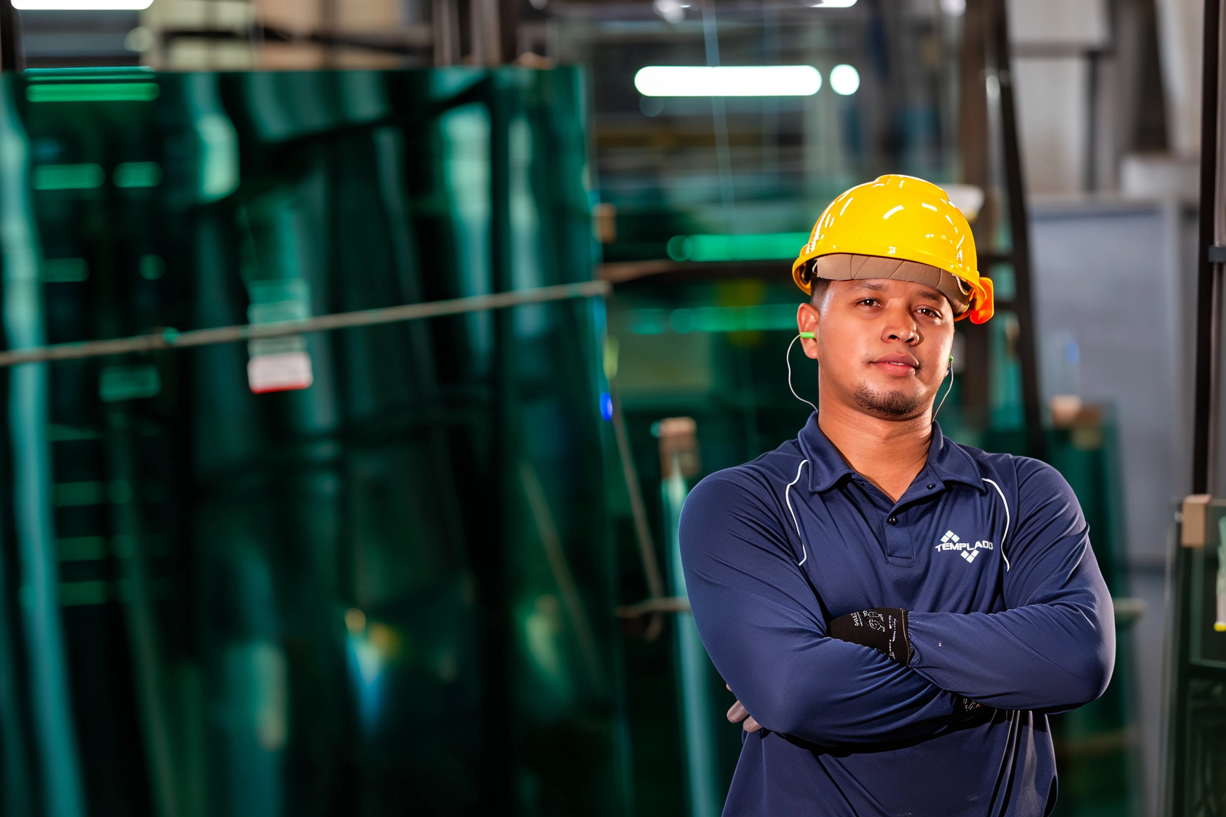 Operario de Templados en planta de producción